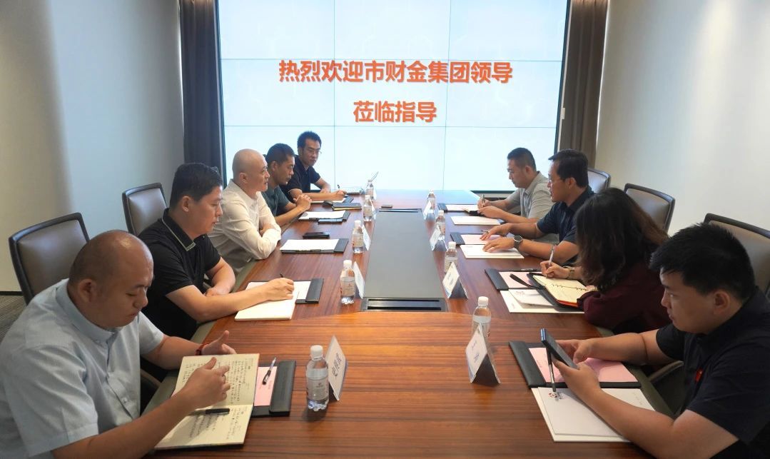 潍坊市财金集团领导一行来我司调研指导